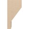 Ekena Millwork 7"W x 7"D x 14"H Wide Clemmons Rough Cedar Woodgrain TimberThane Corbel, Primed Tan CORUR07X07X14CLERCPR - alternate 2